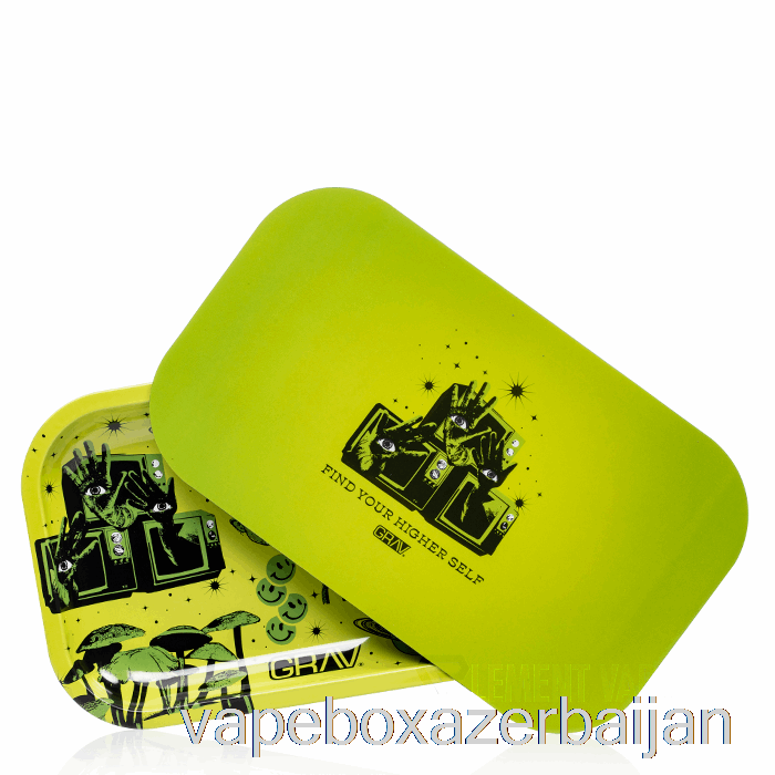 Vape Azerbaijan GRAV Metal Rolling Tray Green